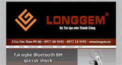 Desktop Screenshot of longgem.vn